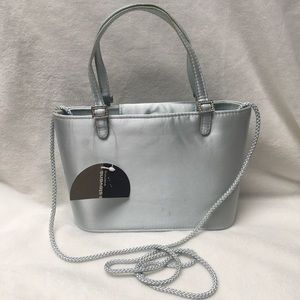Baby blue Silk Evening Prom Crossbody/Clutch bag